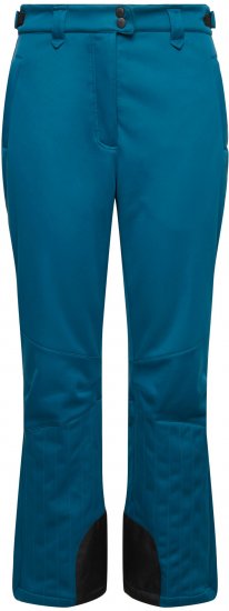 Ulla Popken Water Repellent Softshell Pants Dark Petrol - Kavbojke & Hlače v Velikih Številkah – Plus Size - 