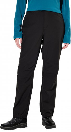 Ulla Popken Softshell Triple Function Fleece Lined Pants Black - Kavbojke & Hlače v Velikih Številkah – Plus Size - 