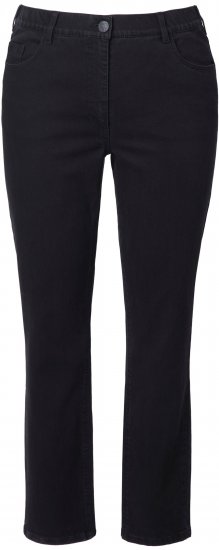 Ulla Popken Stretch Fit Jeans Black - Kavbojke & Hlače v Velikih Številkah – Plus Size - 