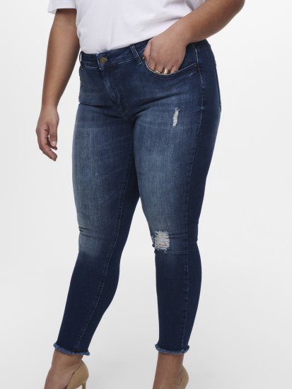 Only Carmakoma Willy Skinny Fit Jeans Blue - Kavbojke - 