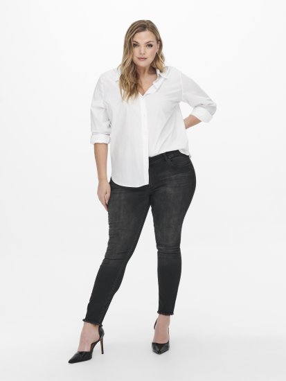 Only Carmakoma Willy Skinny Fit Jeans Black - Kavbojke - 