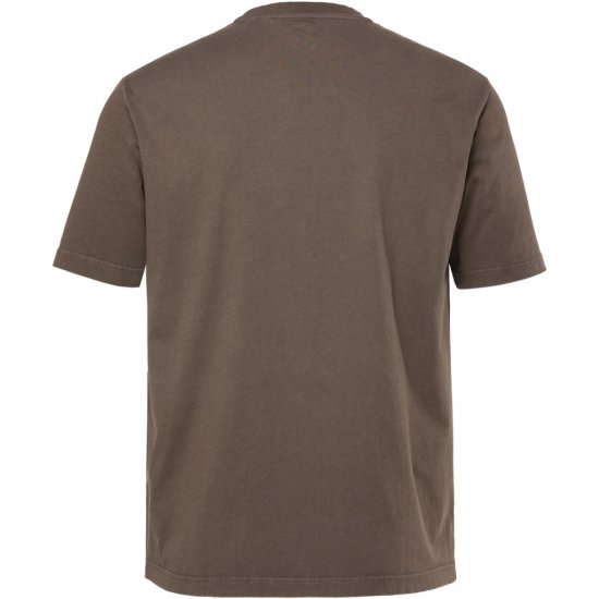 JP1880 T-Shirt Short Sleeve Alaska Dark Brown - Kratke Majice - Moške kratke majice za močnejše postave