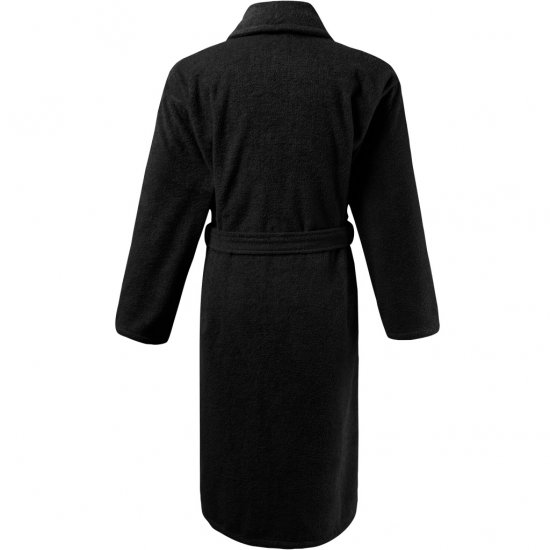 JP1880 Bathrobe Extra Soft Terry Cloth Black - Spodnje perilo & kopalne hlače - Moško Spodnje Perilo za močnejše postave