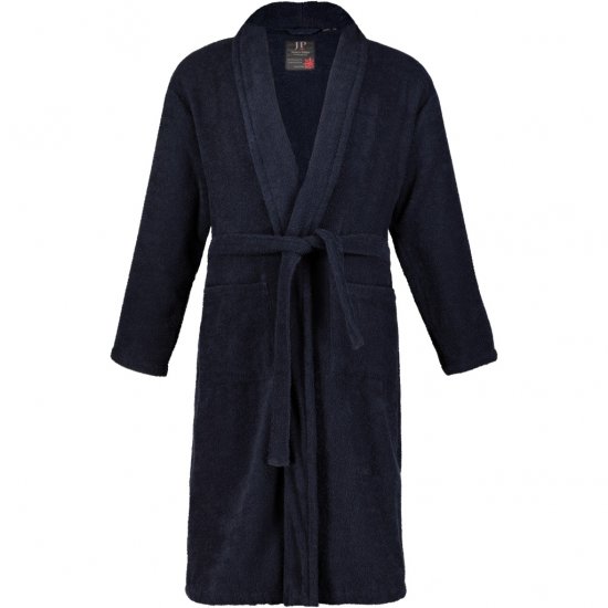 JP1880 Bathrobe Extra Soft Terry Cloth Dark Navy - Spodnje perilo & kopalne hlače - Moško Spodnje Perilo za močnejše postave