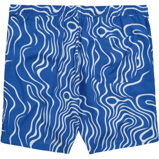 JP1880 Bermuda Shorts All-over Print Royal Blue - Kratke hlače - Moške Kratke Hlače za Močnejše Postave