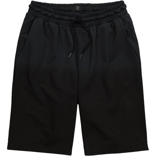 JP1880 Bermuda Sweatshorts DIpDye Black - Trenirke & kratke trenirke - Moške Trenirke za Močnejše Postave