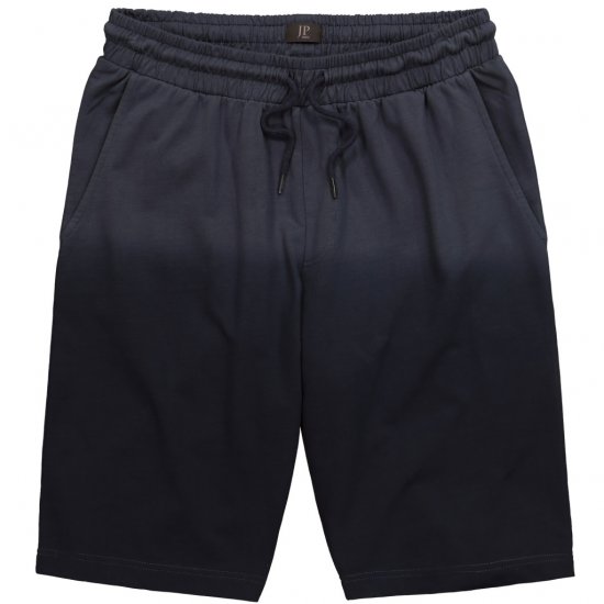 JP1880 Bermuda Sweatshorts DipDye Navy Blue - Trenirke & kratke trenirke - Moške Trenirke za Močnejše Postave