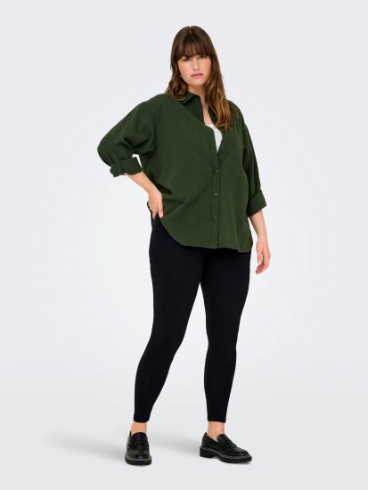 Only Carmakoma Time Leggings Black - Pajkice - 