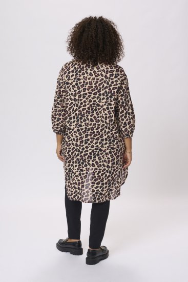 Kaffe Curve Sonna Srajca Leopardi Vzorec - Bluze & Tunike - 