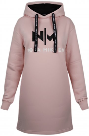 Nora Mikken KADRI Long Hoodie PINK - Puloverji & jopice - 