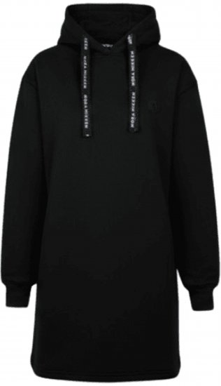 Nora Mikken KRISTINA Long Hoodie Black - Puloverji & jopice - 