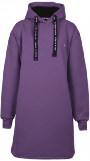 Nora Mikken KRISTINA Long Hoodie Purple - Puloverji & jopice - 