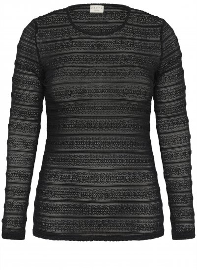 Kaffe Curve Hanna Lace Long Sleeve T-Shirt - Majice z dolgimi rokavi - 