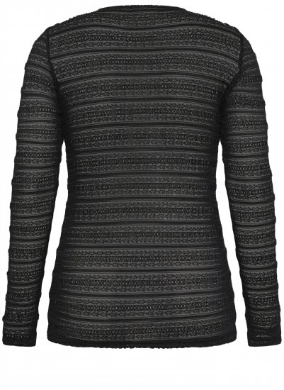 Kaffe Curve Hanna Lace Long Sleeve T-Shirt - Majice z dolgimi rokavi - 