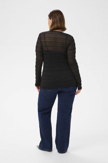 Kaffe Curve Hanna Lace Long Sleeve T-Shirt - Majice z dolgimi rokavi - 