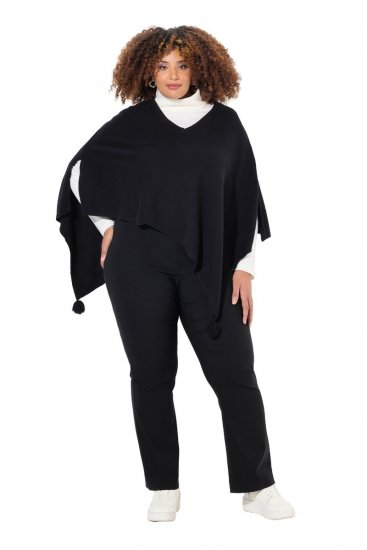 Ulla Popken Basic Long Sleeve Slim Fit Turtleneck Natural - Puloverji & jopice - Udobni puloverji in pletenine
