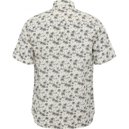 North Latitude Shirt Short Sleeve Off White - Srajce - Moške srajce za Močnejše Postave