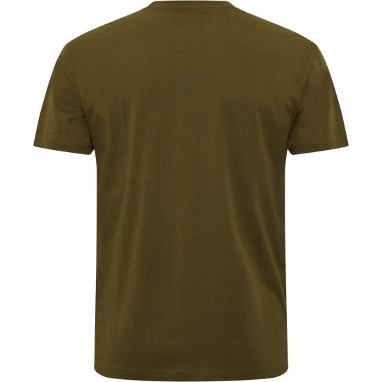 North Latitude T-Shirt Printed Short Sleeve Green - Kratke Majice - Moške kratke majice za močnejše postave