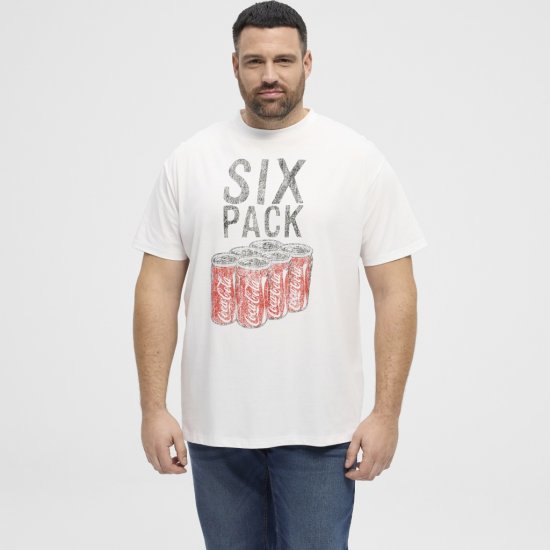 North Latitude T-Shirt Coca-Cola White - Kratke Majice - Moške kratke majice za močnejše postave