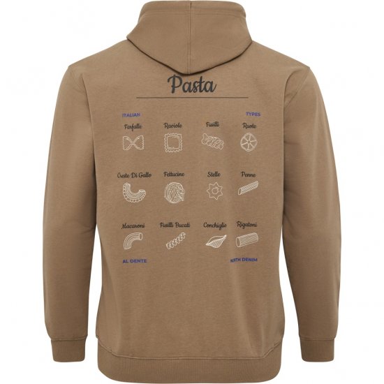 North Latitude Hoodie with Zipper Dark Sand TALL - TALL puloverji - 