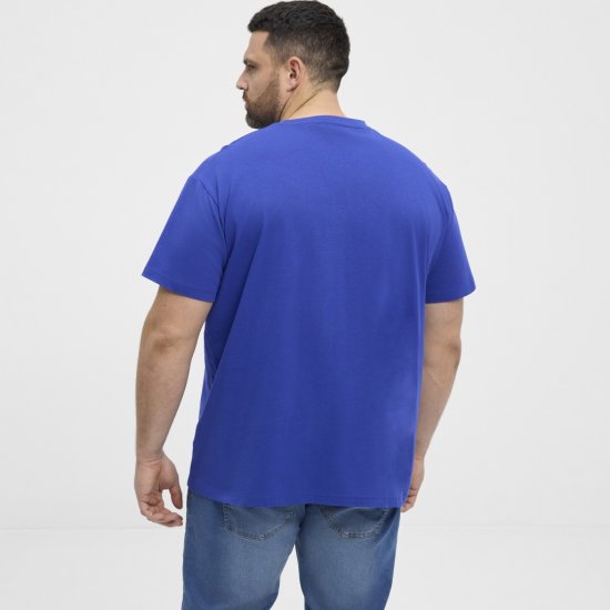 North Latitude T-Shirt Lollipop Blue - Kratke Majice - Moške kratke majice za močnejše postave