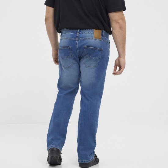 North Latitude Jeans Ringo Denim Blue - Kavbojke & hlače - Moške Kavbojke in Hlače za Močnejše Postave