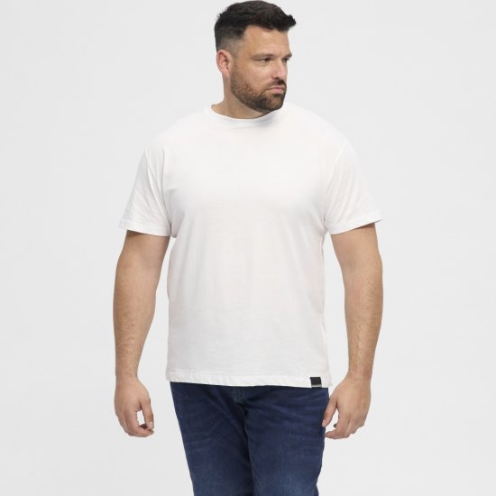 North Latitude T-Shirt 2-Pack White - Kratke Majice - Moške kratke majice za močnejše postave