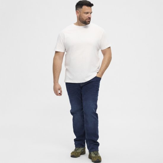 North Latitude T-Shirt 2-Pack White - Kratke Majice - Moške kratke majice za močnejše postave