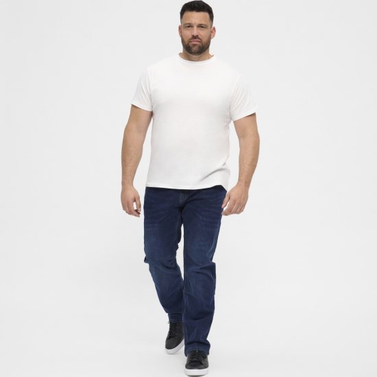 North Latitude Jeans Ringo Blue Used Wash - Kavbojke & hlače - Moške Kavbojke in Hlače za Močnejše Postave