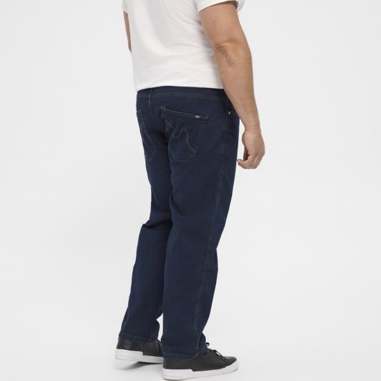 North Latitude Jeans Mick Blue Stone Washed - Kavbojke & hlače - Moške Kavbojke in Hlače za Močnejše Postave