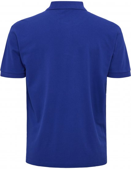 North Latitude Polo Pique Short Sleeve Cobalt Blue - Polo majice - Moške Polo Majice za Močnejše Postave