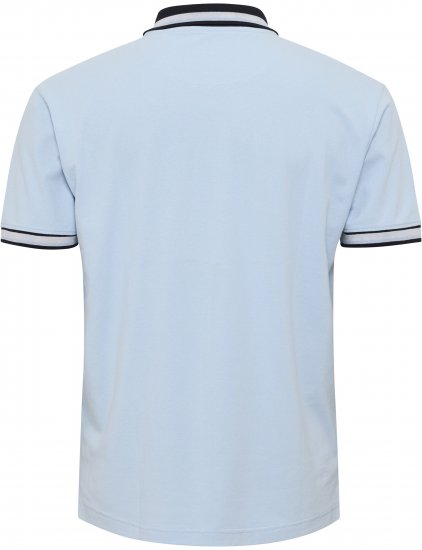 North Latitude Polo Pique Short Sleeve Light Blue - Polo majice - Moške Polo Majice za Močnejše Postave