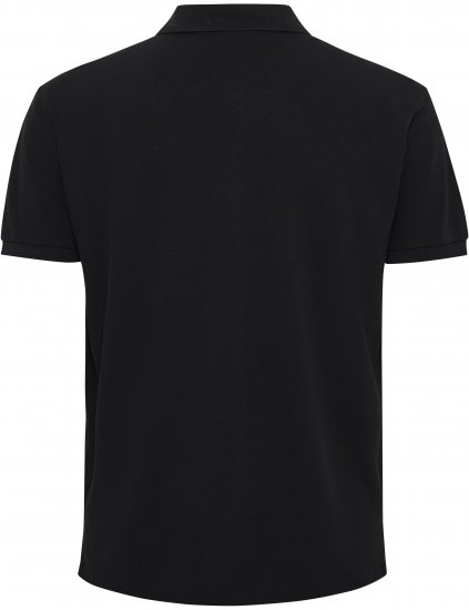 North Latitude Polo Pique Short Sleeve Black - Polo majice - Moške Polo Majice za Močnejše Postave