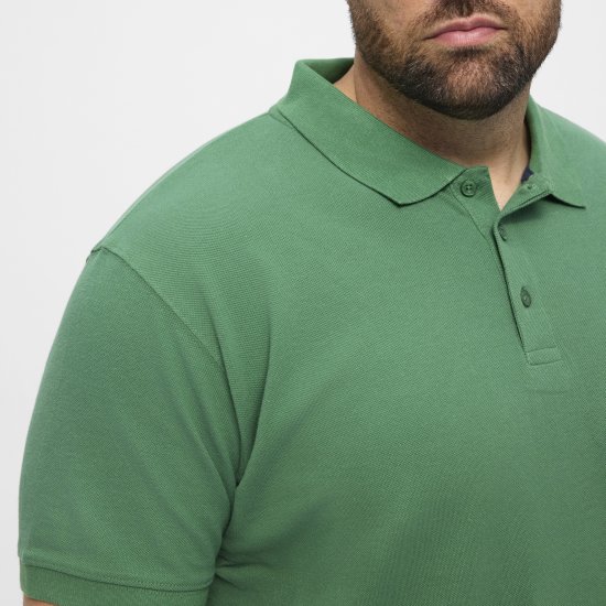 North Latitude Polo Short Sleeve Green - Polo majice - Moške Polo Majice za Močnejše Postave