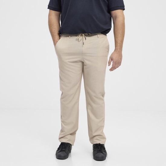 North Latitude 51143 Dress Pants Jog Style Beige - Kavbojke & hlače - Moške Kavbojke in Hlače za Močnejše Postave