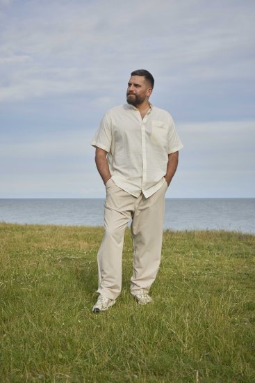 North Latitude 51143 Dress Pants Jog Style Beige - Kavbojke & hlače - Moške Kavbojke in Hlače za Močnejše Postave