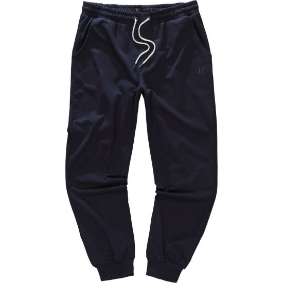 JP1880 Sweatpants Modern Fit Lightweight Navy - MOŠKA OBLAČILA MT-6XLT - DALJŠI kroji