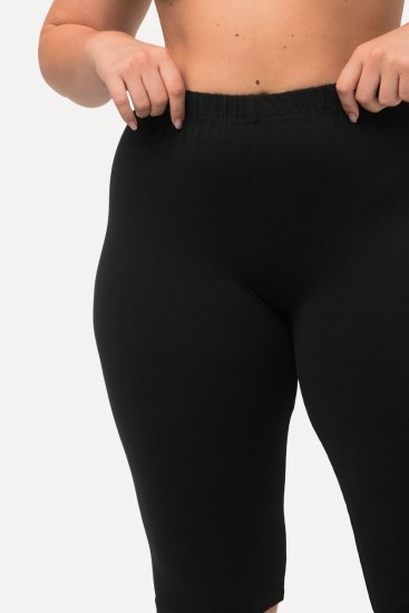 Ulla Popken Stretch Knit Bike Shorts Black - Ulla Popken - Ulla Popken oblačila večjih velikosti