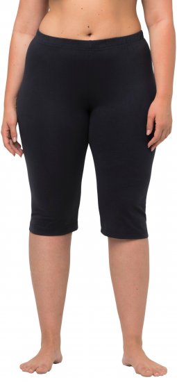 Ulla Popken Stretch Knit Bike Shorts Blue - Kavbojke & Hlače v Velikih Številkah – Plus Size - 