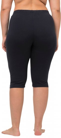 Ulla Popken Stretch Knit Bike Shorts Blue - Kavbojke & Hlače v Velikih Številkah – Plus Size - 