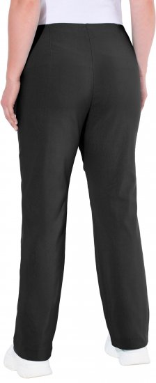 Ulla Popken Classic Stretch Bengaline Comfort Pants Black - Kavbojke & Hlače v Velikih Številkah – Plus Size - 