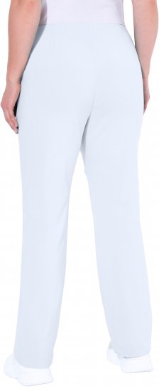 Ulla Popken Classic Stretch Bengaline Comfort Pants Snow White - Kavbojke & Hlače v Velikih Številkah – Plus Size - 