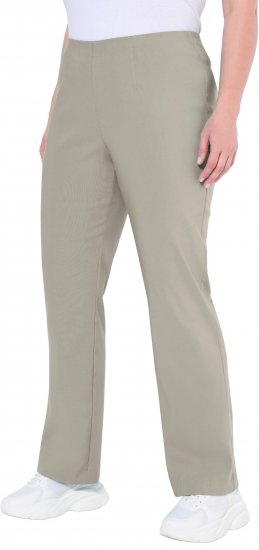 Ulla Popken Classic Stretch Bengaline Comfort Pants Brown - Kavbojke & Hlače v Velikih Številkah – Plus Size - 