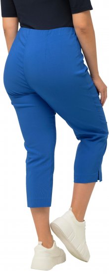 Ulla Popken Stretch Basic Bengaline Capri Pants Royal Blue - Kavbojke & Hlače v Velikih Številkah – Plus Size - 