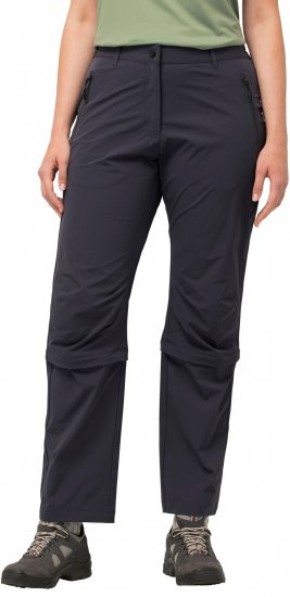 Ulla Popken Versatile Zip Off Leg Quick Dry Stretch Pants Graphite Grey - Kavbojke & Hlače v Velikih Številkah – Plus Size - 