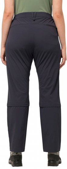 Ulla Popken Versatile Zip Off Leg Quick Dry Stretch Pants Graphite Grey - Kavbojke & Hlače v Velikih Številkah – Plus Size - 
