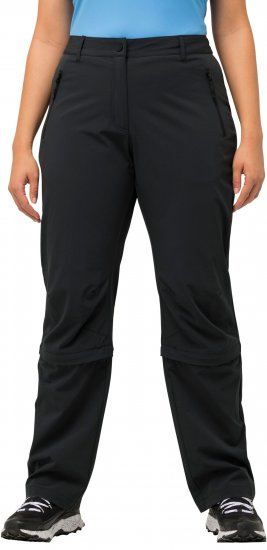 Ulla Popken Versatile Zip Off Leg Quick Dry Stretch Pants Navy - Kavbojke & Hlače v Velikih Številkah – Plus Size - 