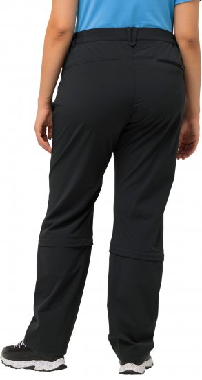 Ulla Popken Versatile Zip Off Leg Quick Dry Stretch Pants Navy - Kavbojke & Hlače v Velikih Številkah – Plus Size - 