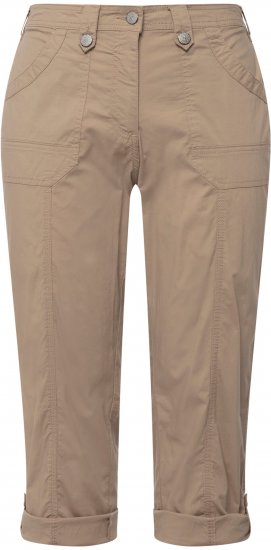 Ulla Popken Roll Tab Hem Stretch Cargo Pants Orange - Kavbojke & Hlače v Velikih Številkah – Plus Size - 