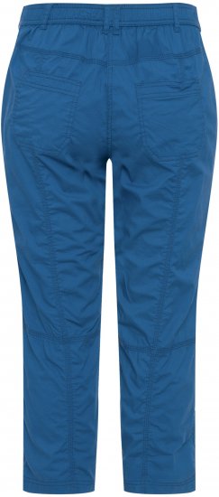 Ulla Popken Roll Tab Hem Stretch Cargo Pants Blue - Kavbojke & Hlače v Velikih Številkah – Plus Size - 